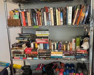 Books, games and lightweight workout equipment