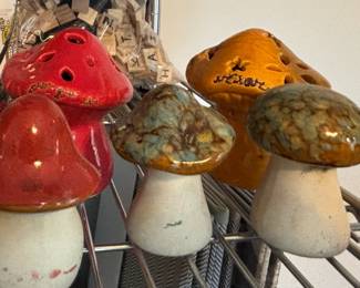 Decorative mushrooms