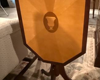 Flip Top Inlay Table