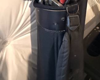Golf Clubs + Carrier