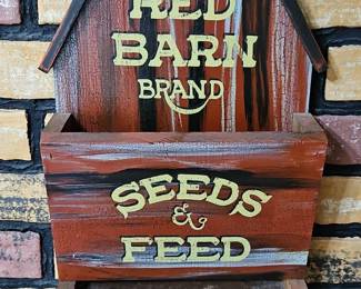 Red Barn Seeds Feed Wall Organizer