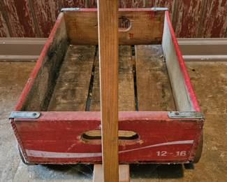 CocaCola Wooden Crate Wagon second image