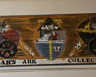 Noahs Ark Folk Art Wall Plaque by Stoward