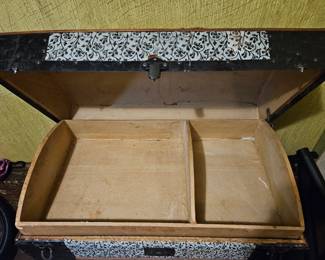 Victorian Embossed DomeTop Trunk second image