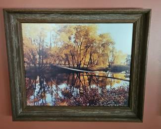 Framed Autumn Landscape Print