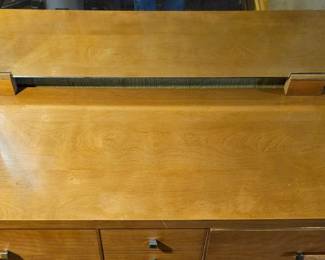 MidCentury Modern Birds Eye Maple Drawer Dresser third image