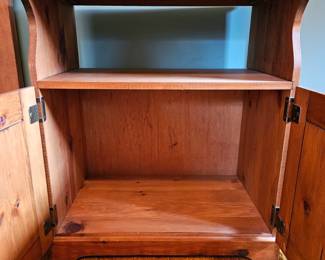 Knotty Pine Media Cabinet third image