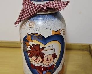 Painted Mason Jar Decor