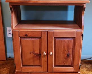 Knotty Pine Media Cabinet