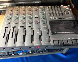 Boombox and Tascam Mixing Studio