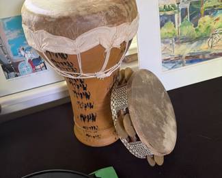 Drum and tambourine 