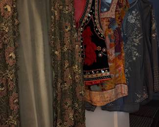 Beaded vest. Pheasant shirts 