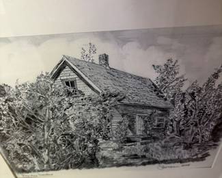 Signed lithograph 