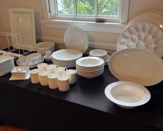 Pier 1 dishes. Crate and barrel Dishes.