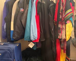 Vintage jackets, coats and clothing