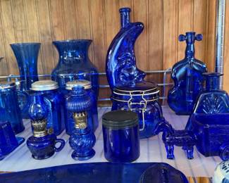 Blue glass