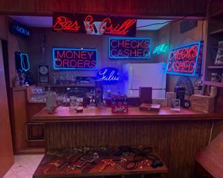 Neon signs, bar signs