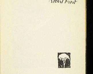 Robert Frost inscription