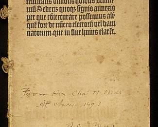 Rare 1499 book from the press of Martin Luther's printer