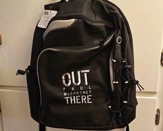 Official Paul McCartney "Out There" Tour Backpack.