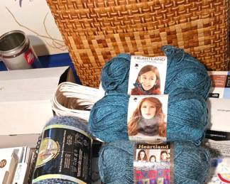 Lion Brand Heartland Yarn.