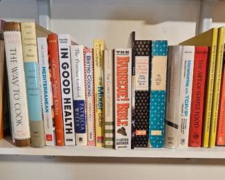 Cooking, health books.
