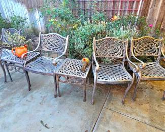 Outdoor patio furniture. 