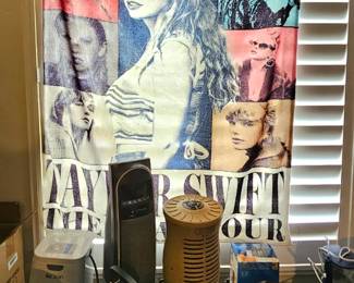 Taylor Smith "The Eras Tour" fleece throw blanket.