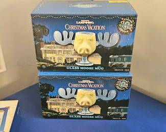 National Lampoon's Christmas Vacation Glass Moose Mug