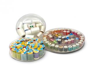 183 VintageSewingThreadCollection100AssortedSpools