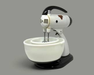 142 VintageSunbeamAutomaticMixmasterStandMixerw2BowlsBeaters