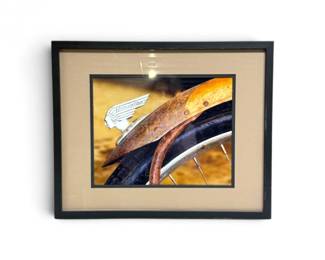 246 HiawathaBicycleFenderOrnamentFramedPhotograph