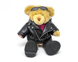 115 BuildABearGirlieBikerTeddyBearwMotorcycleJacket