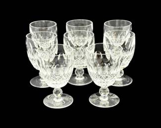 122 8WaterfordColleenCutCrystalGoblets