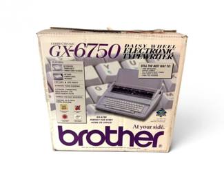286 BrotherCorrectronicGX6750DaisyWheelElectronicTypewriterwBox