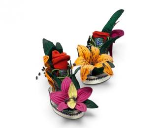 110 ChangeUpsDecoratedTennisShoeswFloralSequinArtSocks
