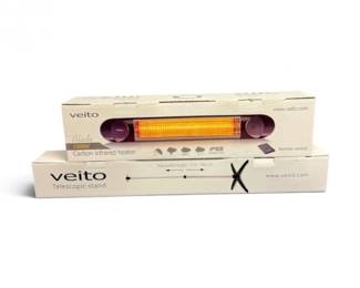 236 VeitoBlade1500WCarbonInfraredHeaterwTelescopicStandNIB