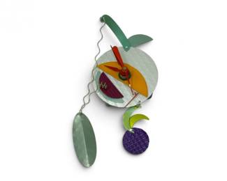 83 OriginalHandmadeAbstractMetalArtClockwHangingPendants