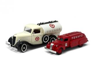209 VintageTexacoERTLCoinBankSolidoFordV8DiecastTankerTrucks