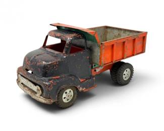 196 VintageBuckeyePressedSteelToyDumpTruck
