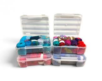 221 HighQualityBluePurpleRedSpecialtyNoveltyYarnCollection