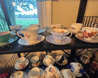 English fine bone china tea cups