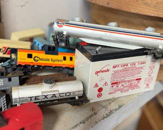 vintage railroad toy trains