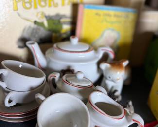 cutest little antique toy teaset
