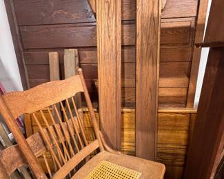 full size bed ( the appliques for headboard are all in small bag attached)