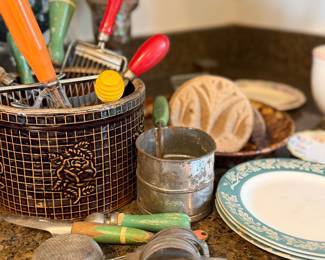 antique kitchen tools, crockerym cookie cutters