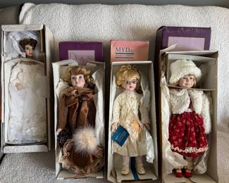vintage porcelain dolls