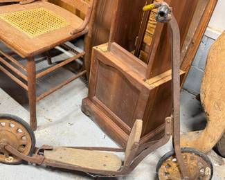 antique scooter