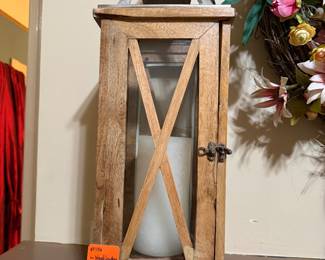 #18. $46 each wood lanterns