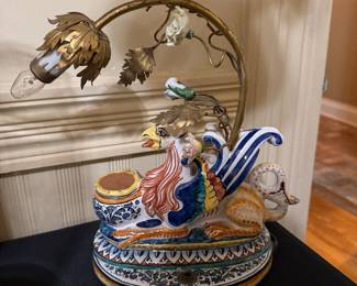 Terracotta painted sconces